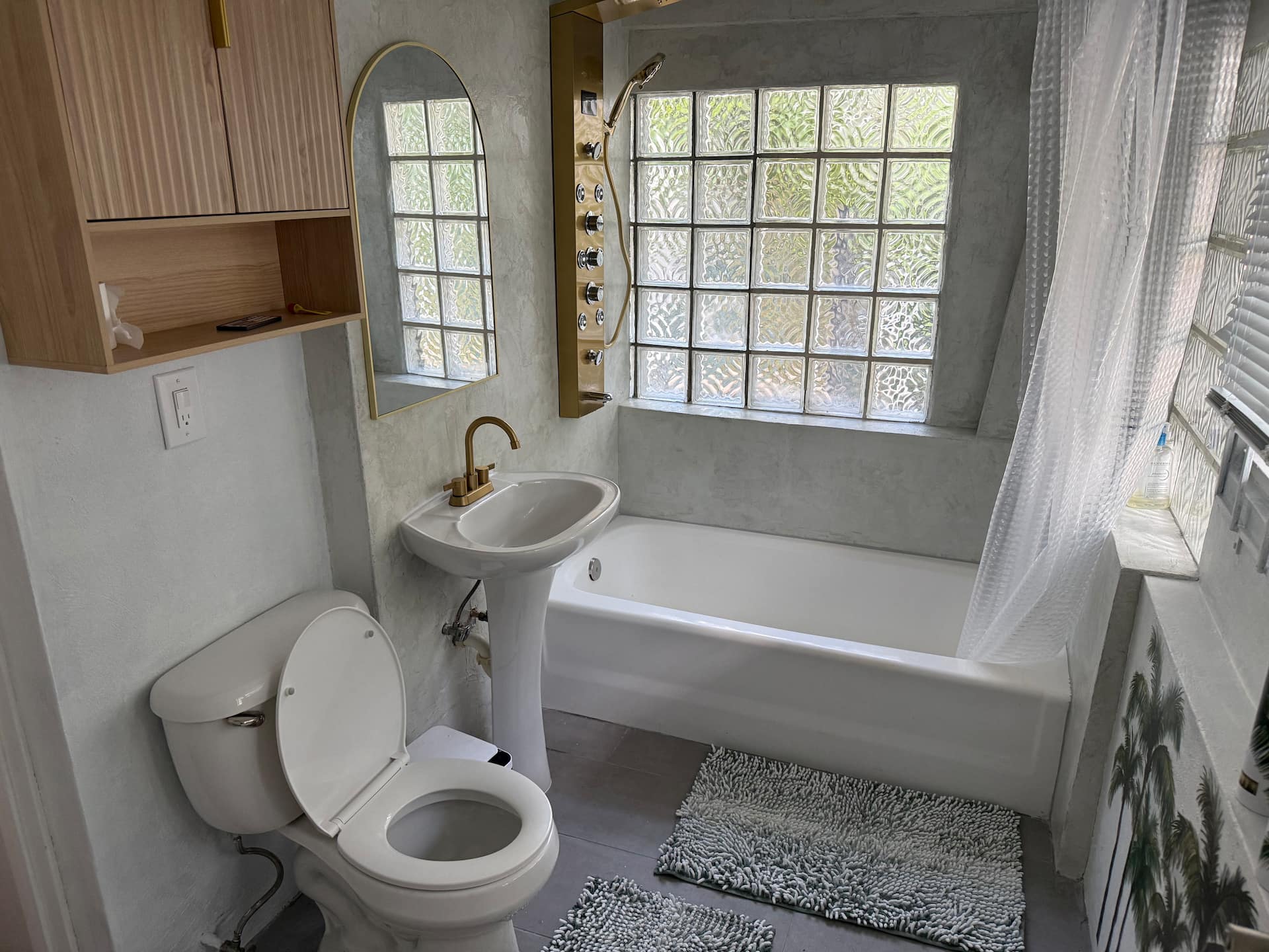 The bathroom